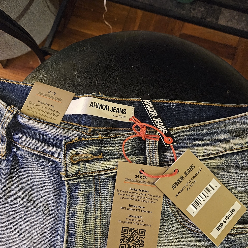 Armor Jeans Slim Straight Men's Denim